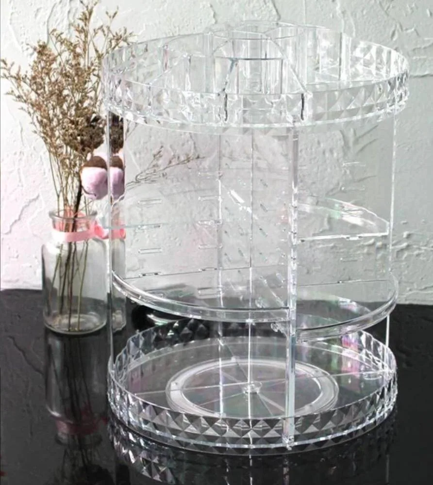 Organizador de Maquillaje Acrílico Giratorio 360°