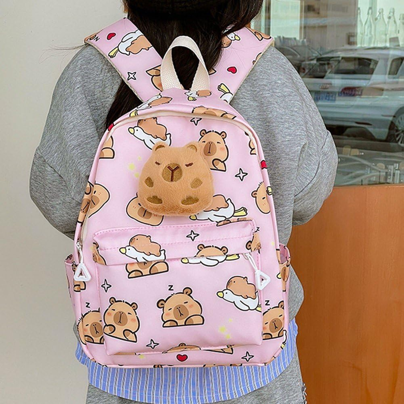 Morral Escolar Capibara - Diseño Kawaii