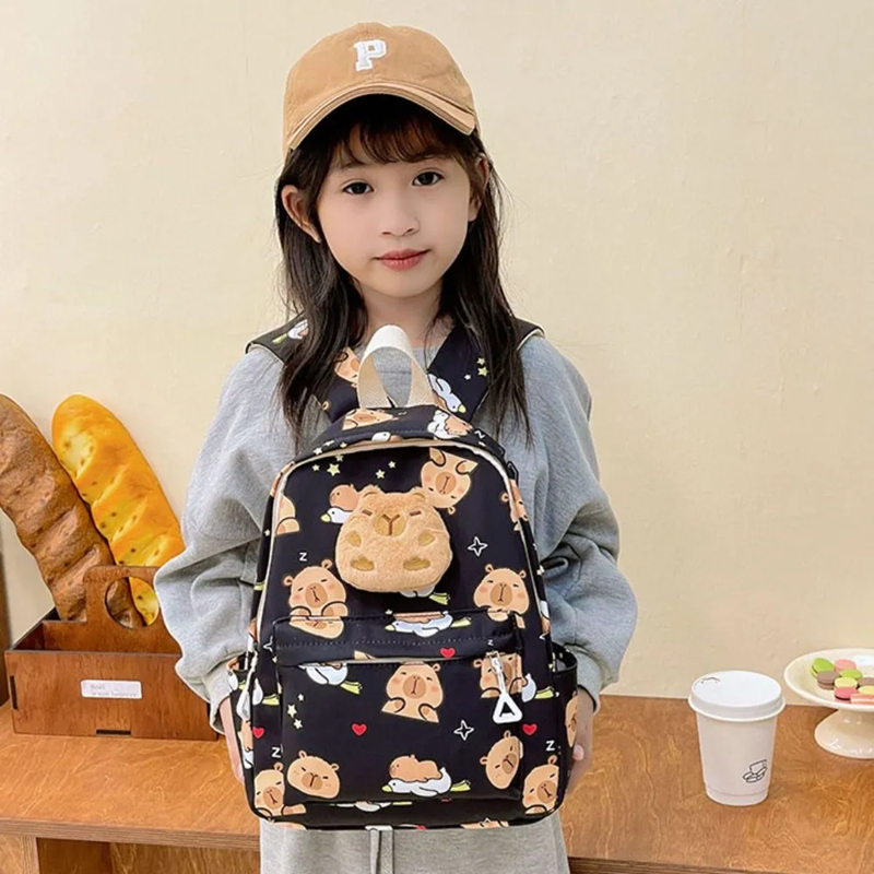 Morral Escolar Capibara - Diseño Kawaii