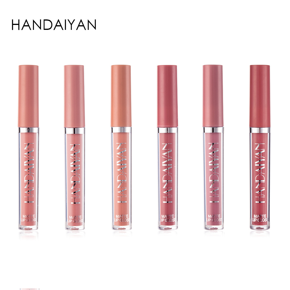 Set X6 Labiales Handaiyan Matte Liquid Lipstick