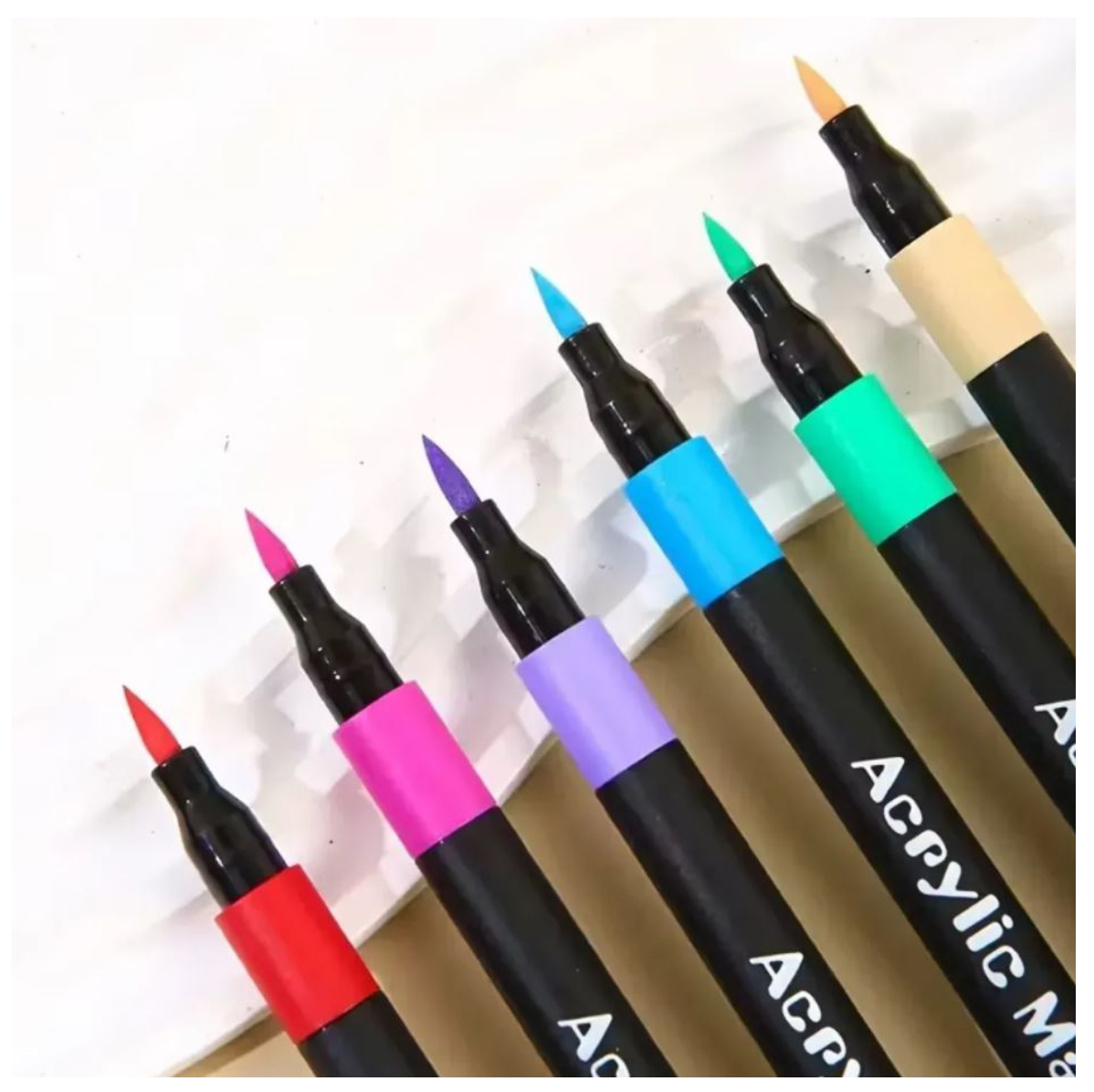 Marcadores Acrílicos Estuche x48 - Colores Intensos