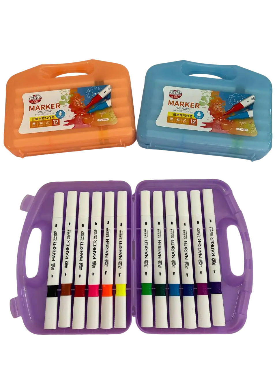 Marcadores Doble Punta x12 - Rotuladores Artísticos