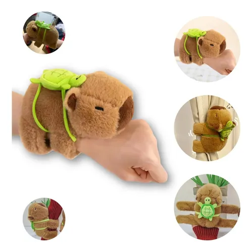 Capibara Manilla 4 en 1 - Brazalete Peluche Kawaii