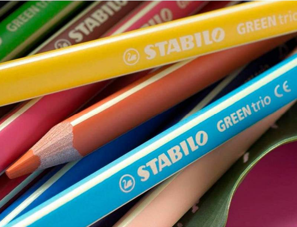 Colores Green Colors X 12 Piezas Stabilo - Paquete de 3 Cajas